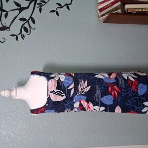 Floral Sleeveless Sports Dress - Black, Red, Blue